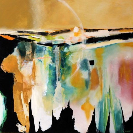 Africa : Acrylique sur toile 100x100 cm